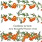 2 Pcs Wildflower Garland Spring Flowers Garland 12 FT Orange Artificial Daisy Flowers and Leaves Faux Floral Vine for Mantle Baby Shower Wedding Arch